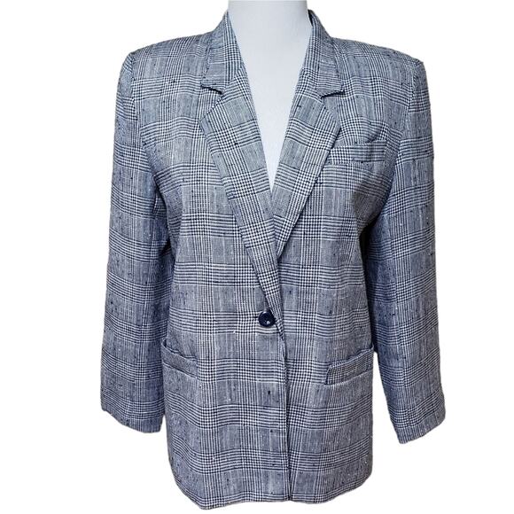 Vintage Blazer Plaid - Picture 1 of 7